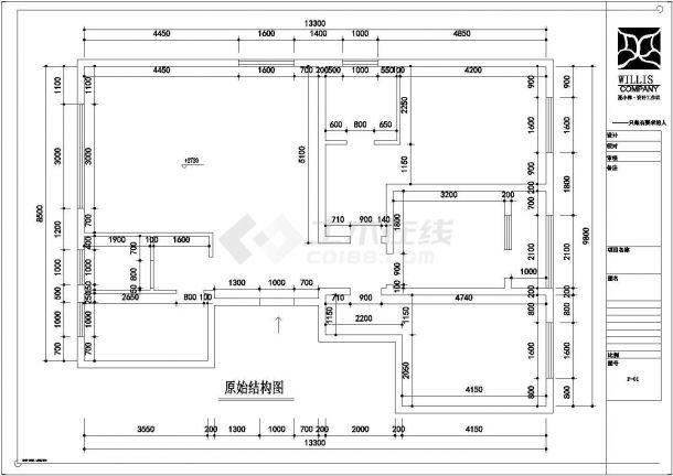 简约中式住宅全套装修设计施工图-图二
