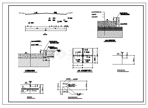 河北省某机械公司厂区工程综合管网施工cad设计图-图二