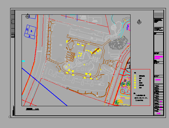 太平洋城环境景观规划设计cad全套施工图（含绿化、结构及水电设计）-图二