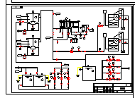 某电厂循环冷却排污水回用工程cad工艺图-图二