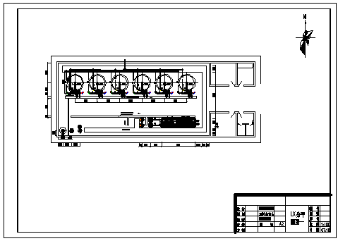 某化水站水处理施工cad设计图纸_图1