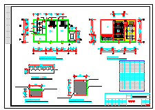 某污水处理站BAF工艺cad设计施工图纸_图1