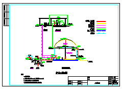 某养殖场废水及大型沼气工程cad施工设计图_图1
