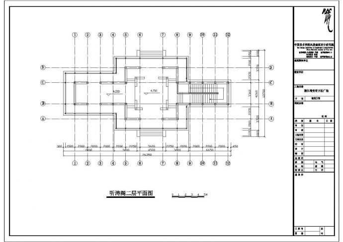 瑞安市万松广场景观规划设计cad全套施工图（含绿化及建筑设计）_图1