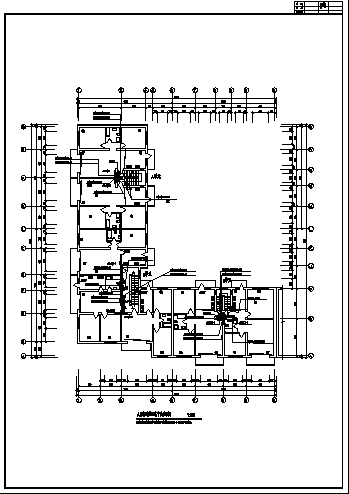 秦皇岛某多层住宅楼电气系统设计施工cad图纸-图一