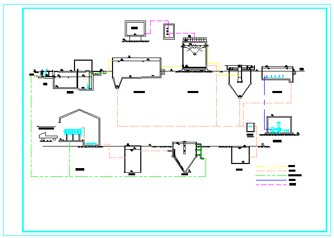 啤酒污水处理厂工艺全套cad设计施工图纸_图1