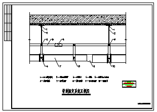 山西热电厂虹吸式屋面雨水排水系统cad设计图-图二