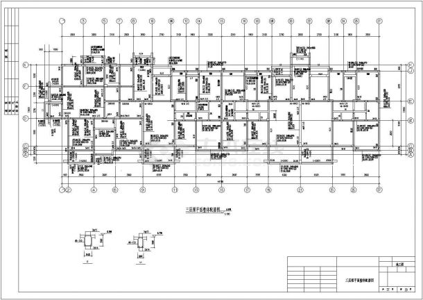 某工厂厂房框架柱规划详图-图二