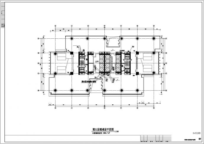 超高层办公楼给排水初步设计CAD图纸_图1
