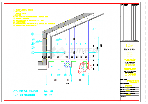 金色家园（高档住宅小区）三期工程景观规划设计cad全套施工图-图二