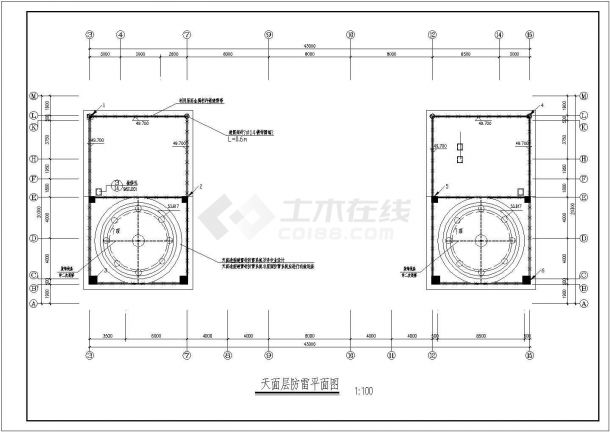 某地区高层办公楼配电设计cad全套电气施工图（含设计说明）-图一