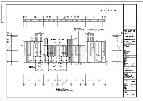 某地三层办公楼给排水设计cad全套施工图（含设计说明）-图一