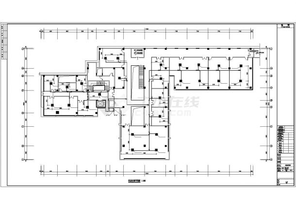 佛山某4530㎡地上五层办公楼通风空调设计cad全套施工图（含设计说明）-图二
