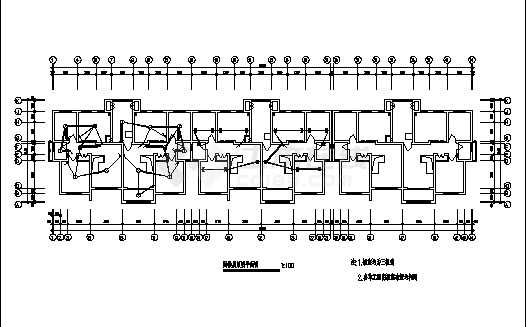 盐城某多层住宅楼电气系统设计施工cad图纸-图二
