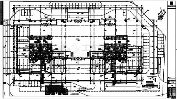 中海城南1号B地块一区办公楼平面CAD图.dwg-图一