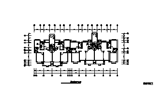某小区六层带跃层住宅电气系统设计施工cad图纸_图1