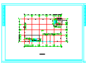 三层食堂建筑设计CAD施工图纸-图一