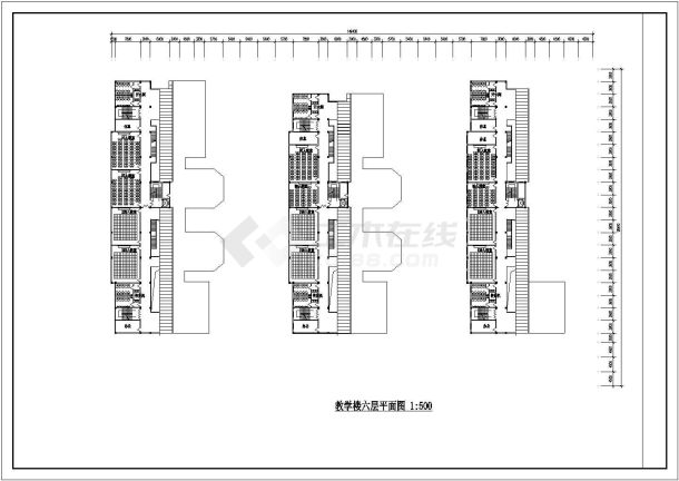 某教学楼CAD布置图-图一