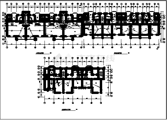 洋河某复式住宅楼电气系统设计施工cad图纸-图二