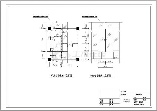 网络中心机房电气设计CAD施工详图-图一