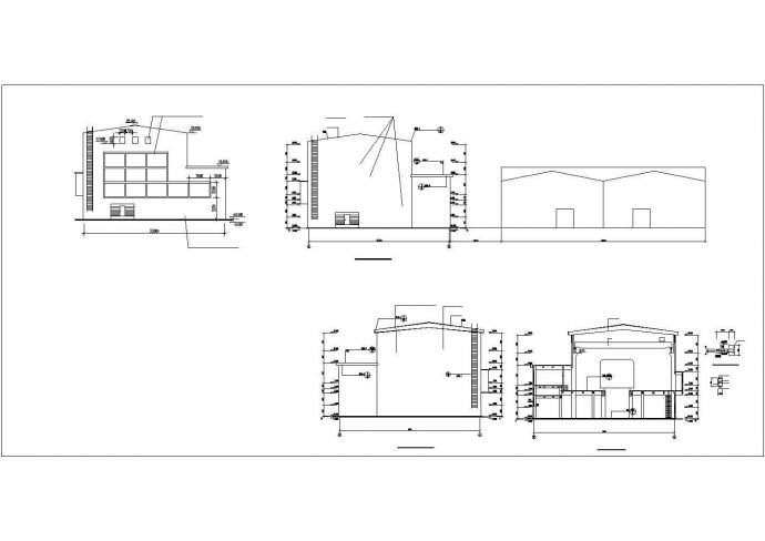 某地大型工厂建筑设计CAD图纸_图1