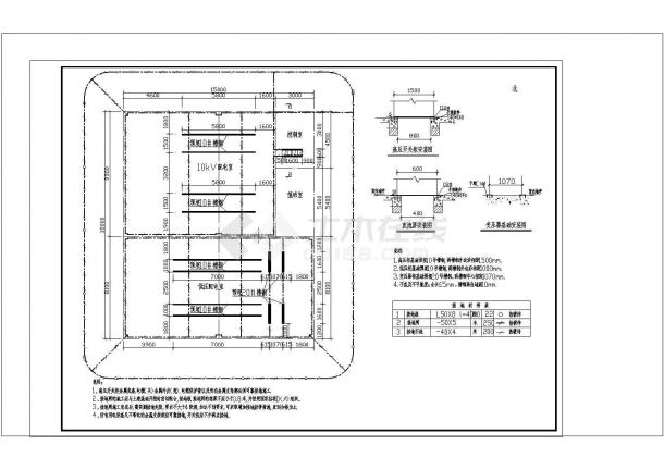 化工厂10KV供电系统全套电气图纸-图二