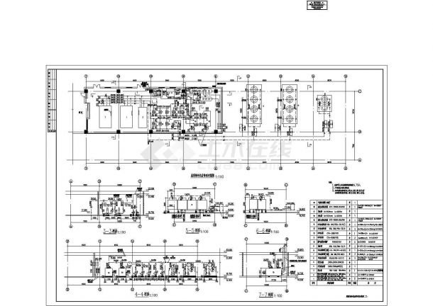 安徽省宁国市某购物中心空调通风防排烟施工设计CAD图纸-图二