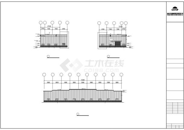衡阳市某大型氮肥制造厂单层钢结构厂房全套建筑设计CAD图纸-图一