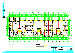 7层住宅楼全套设计cad图 （4000平，含计算书，建筑图，结构图）-图二