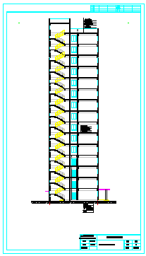 11155平米15层框剪住宅楼cad设计（计算书、预算书、施工组织、建筑、结构图）-图一