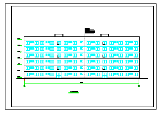 4860平米六层学生公寓cad图纸（计算书、部分建筑、结构图）-图一
