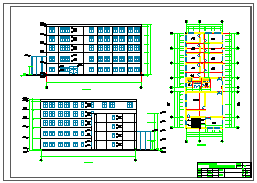 5162平米五层宿舍楼cad毕业设计图（计算书、建筑、结构图）-图一