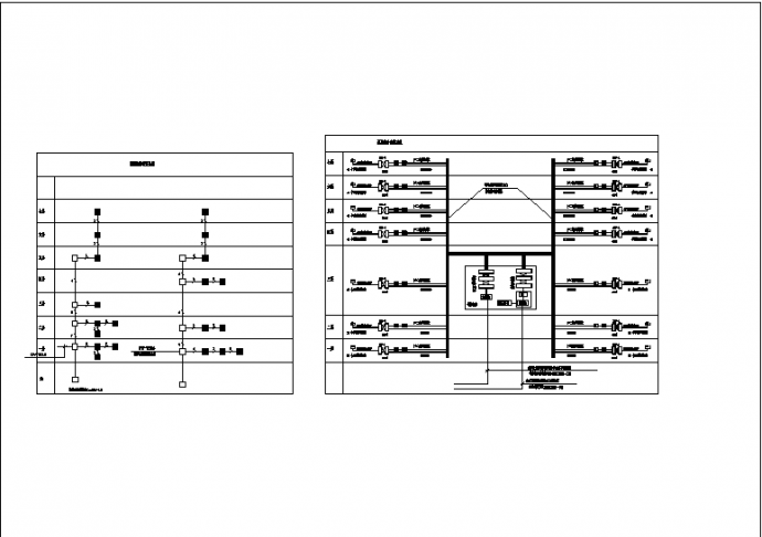 江西某医院住院综合楼电气系统设计施工cad图纸_图1