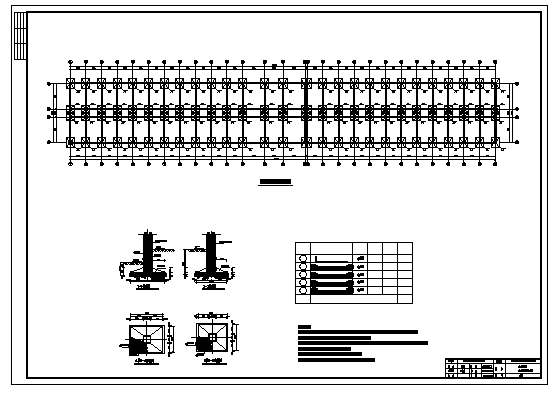 11235平米七层大学生公寓cad图纸（计算书、建筑、结构图）_图1
