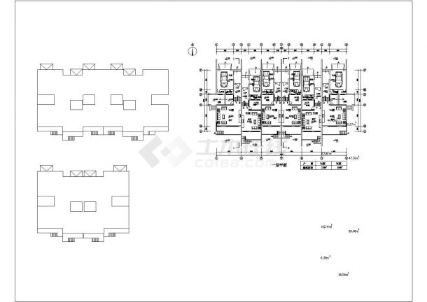某大型高档综合住宅区规划设计cad全套建筑方案图纸-图二