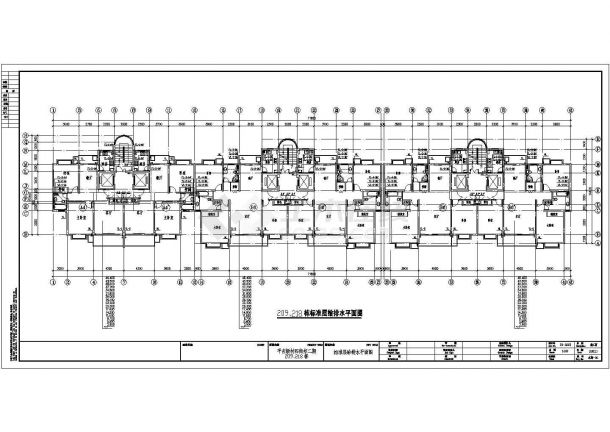 某普通住宅楼给排水CAD设计施工全套图-图一