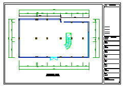  CAD construction drawing for interior decoration design of Romantic City Cafe on second floor - Figure 2