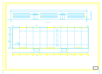 66x18m 18m跨钢结构厂房结构cad设计施工图-图一