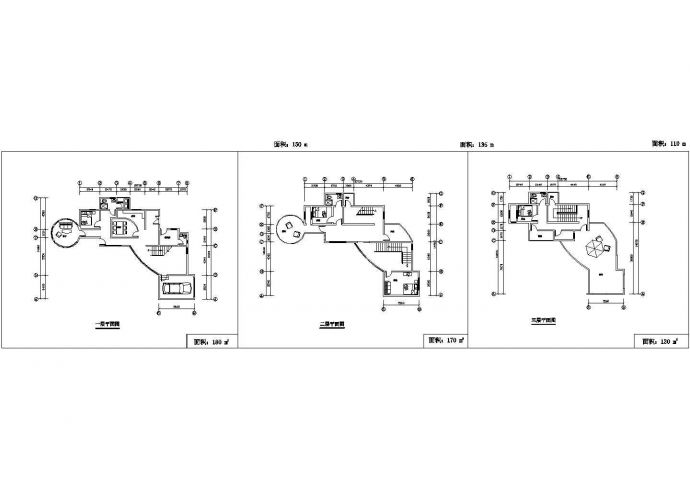 某别墅图CAD设计规划全套完整图纸_图1