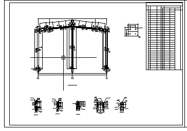 84x16m 16米跨门式刚架结构厂房cad设计结施图-图一