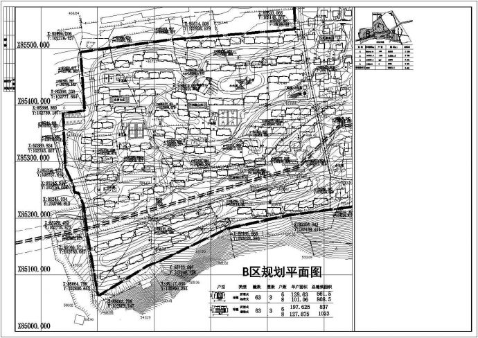 河南省商丘市某综合服务区控制性详细规划CAD图纸_图1