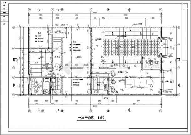 河南省孟州市某小区602室设计装修CAD图纸-图二