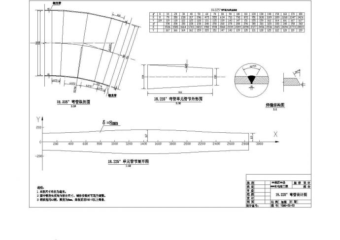 杭州某地县水电站工程全套施工设计cad图纸（施详设计部分）_图1