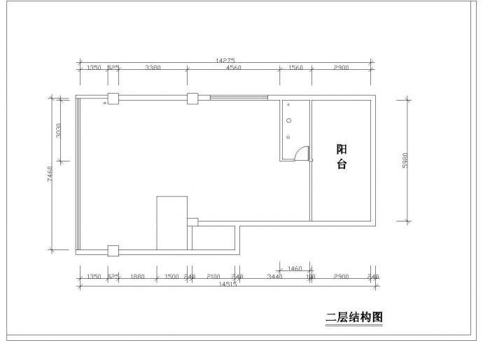 4室复式住宅全套装CAD平面布置参考图_图1