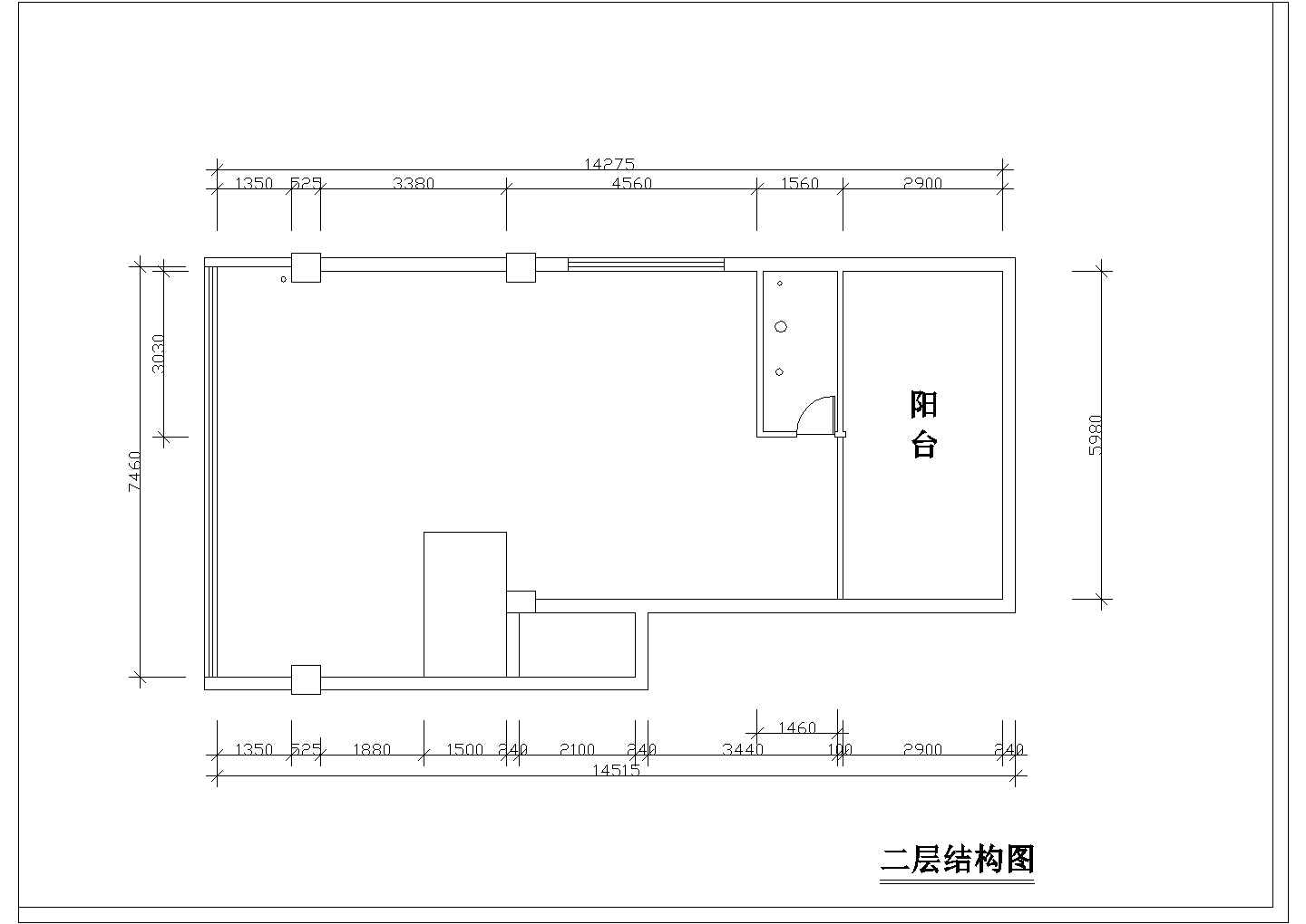 4室复式住宅全套装CAD平面布置参考图