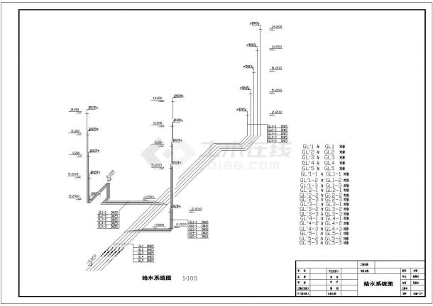 5层(1梯2户)住宅楼全套建筑施工图-图一