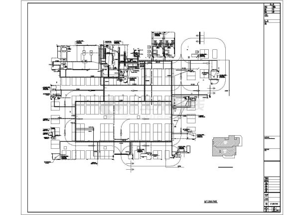 福州院办公楼地下CAD电气设计完整图-图二