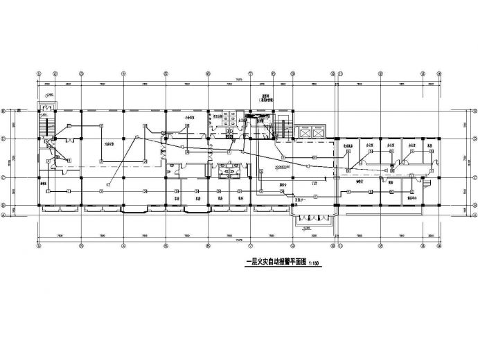 某疗养院CAD电气设计消防图_图1
