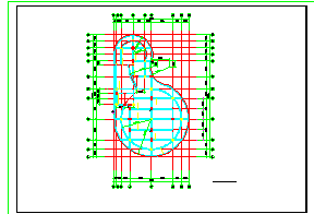 某2层框架农贸市场结构cad施工设计图_图1