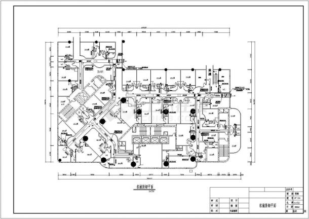 某市级消防中心CAD设计图纸-图一